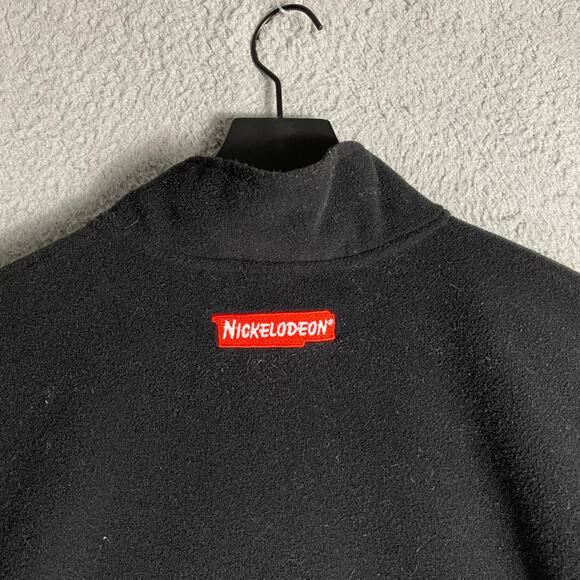Noah Show Set Fleece Pullover 2XL Black Quarter Zip Embroidered Logo Sweater - Picture 7 of 8